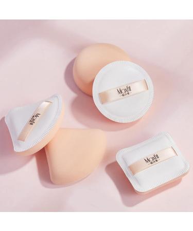 Verdant Touch Makeup Puff Powder Puff Makeup Sponge Skin-Friendly Face Puff for Salon Home Travel Round Bagged - Buy Online on SooperMarket.com