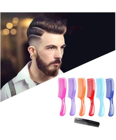 LUXXII Styling Essentials Round Handle Comb Set - 6 Pack of Colorful Combs with Bonus 5 Favorict Pocket Comb (A) - Buy Online on SooperMarket.com
