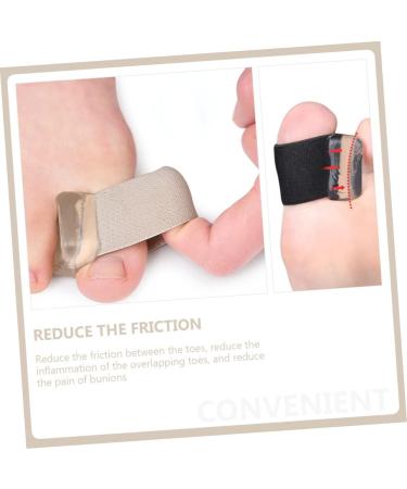 FRCOLOR Toe Separator Thumb Splints with Bunion Cushion Sleeves - 12 Pairs, Breathable Orthotics for Big Toe, Assorted Colors - 2.5x1.9cm - Buy Online on SooperMarket.com