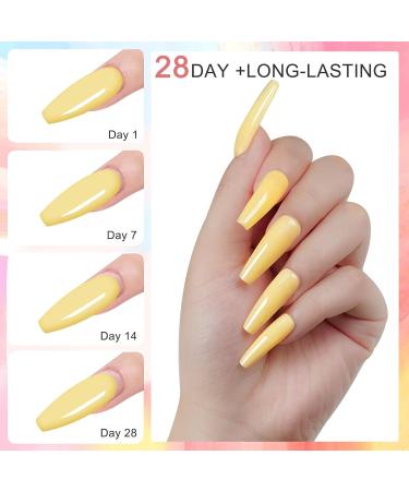 Neon Dip Powder Set - Honey Joy 6 Colors - Nail Art Manicure DIY - Salon Quality - Perfect Gift for Women - No Need for Nail Lamp - 10g/box - Buy Online on SooperMarket.com