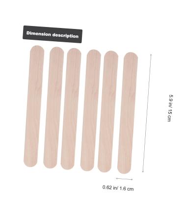 Buy Beavorty 800pcs Disposable Beauty Bar Spatula - Flat Head Stencil Tool Natural Birch Wax Applicators - Ideal for Beauty Treatments & Spa Supplies - Buy Online on SooperMarket.com