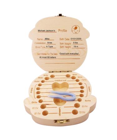 Baby Tooth Fairy Box Keepsake for Boys | Tooth Holder 3 Piece Set | Perfect Baby Shower & Birthday Gift - Buy Online on SooperMarket.com
