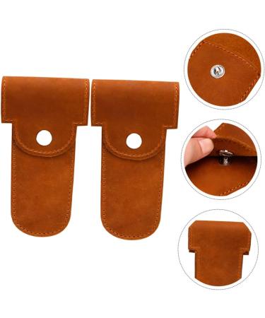 Angoily Leather Razor Case - 8 Stk Men's Razor Accessories & Protective Storage Bag - Buy Online on SooperMarket.com