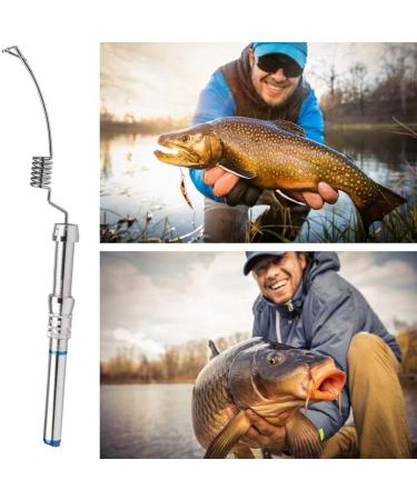 Leikance Ice Fishing Rod & Spinning Reel Set | Portable Winter Fishing Tackle for International Shipping - Buy Online on SooperMarket.com