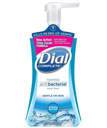 Dial Complete Antibacterial Foaming Hand Soap Variety Pack - Spring Water/Fresh Pear - 7.5oz Each - 5 Count Pack - Anti-Germ Formula - Convenient Hygiene Solution - Buy Online on SooperMarket.com
