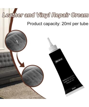 Leather Restore Cream Leather Recoloring Balm Leather Repair Kit Leather Repair Cream Leather Restorer Leather Recoloring Balm for Furniture Couch Car Seats Sofa Jacket 20ml (Black) - Buy Online on SooperMarket.com