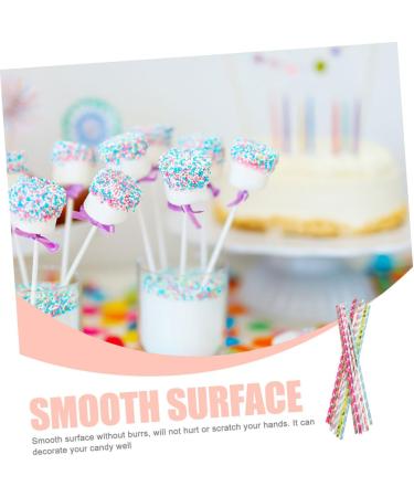 IMIKEYA 50pcs Marshmallow Stick Lollipop Sticks Cookies Decorating Sticks Marshmallow Candy Sticks Candy Melt Sticks Candy Bars Marshmallow Supplies Paper Super Long Cake Stick - Buy Online on SooperMarket.com
