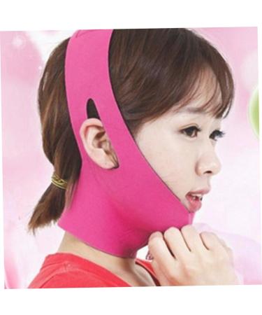 Face Slimming Strap & Facial Mask - Double Chin Reducer for Women | Thin Neck Facelift | Rose Red - Buy Online on SooperMarket.com