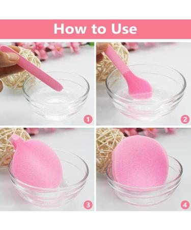 120 Pieces Compressed Facial Sponges - Professional Exfoliating Makeup Removal Pads for Spa Cleansing, Pink - Buy Online on SooperMarket.com