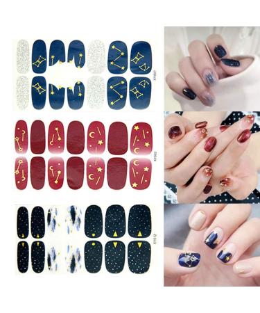 Kalolary Nail Sticker & Nail File Set - Self-Adhesive Nail Art Design for Stunning Manicures | International Shipping - Buy Online on SooperMarket.com