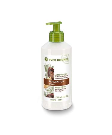 Yves Rocher Repair Lotion for Extra Dry Skin | Hand and Body Lotion to Repair & Nourish |13.1 fl oz