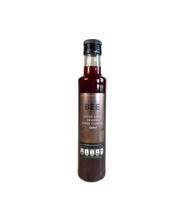 Spiced Apple and Bramble Shrub Cordial from The Scottish Bee Company 250ml - Fruit-Infused Cordial made with Apple Cider Vinegar - Made in Scotland