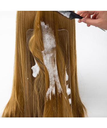 Healeved Balayage Board Clear Plastic Hair Highlighting Board Curved Hair Coloring Foiling Paddle for Home Hair Salon - Buy Online on SooperMarket.com