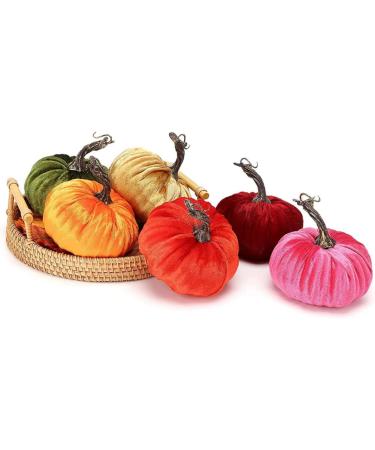 Alipis 6pcs Golden Velvet Pumpkin White Outfit House Ornaments Halloween Party Ornament Pink Outfit Pumpkins Fall Decor Realistic Pumpkins Fake Vegetables Ornament Household Supplies Foam - Buy Online on SooperMarket.com
