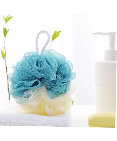 Healeved 8pcs Color Matching Bath Ball Body Scrubber Set - Natural Bath Sponges for Men and Women - Shower Poufs and Body Scrub Mitt - Buy Online on SooperMarket.com