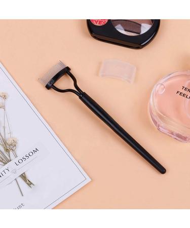 KINGMAS Eyelash Comb Separator Curler & Mascara Applicator with Cover - Perfect for Lash Definition & Separation - Buy Online on SooperMarket.com