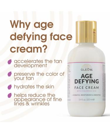 Face Tanning Drops & Revitalizing Cream - Hydrating Self Tanner for Face & Body | Age-Defying Bronzing Drops 1oz + 3.4oz - Buy Online on SooperMarket.com