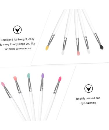 MUSISALY 10pcs Eye Shadow Brush Makeup Accessories Eye Smudge Brush Makeup Brush Face Wand Plastic Handle - Buy Online on SooperMarket.com