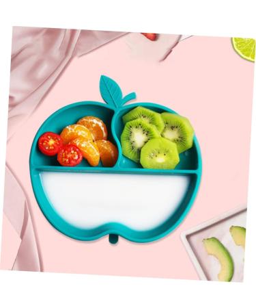 TOYANDONA Silicone Dinner Grid Tableware for Kids - Reusable Anti-fall Training Plate with Suction for Mess-free Eating - Buy Online on SooperMarket.com