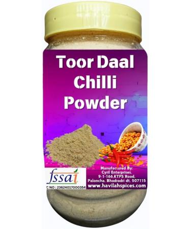Havilah Toor Dal Chilli powder 250 g Toor Dal Idli kandi podi Toor Podi Fibre Rich kandi Karam Podi Podis Pappula Mixed Dal Spice Powder - Buy Online on SooperMarket.com
