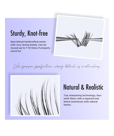 BEYELIAN 144 Pcs Lash Clusters & Glue Kit DIY Natural Look Eyelash Extensions | Reusable, Latex-Free Adhesive with Super Strong Hold - Buy Online on SooperMarket.com