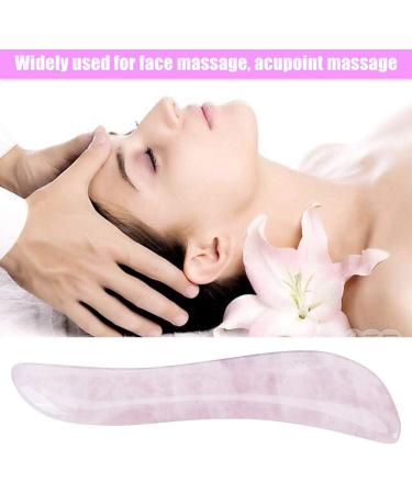 Sha Scraping Massage Tool - Rose Quartz Wing-Shape Sha Board for Spa & Metabolism Boost - Buy Online on SooperMarket.com