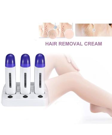 Depilatory Wax Kit for Coarse Hair Removal - Complete Waxing Set for Men & Women with Heating Base - Perfect for Body Hair - Buy Online on SooperMarket.com