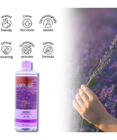 Buy Lavender Natural Moisture Toner - Moisturizing & Sebum Control for Sensitive Skin | 500ml/16.9 fl. oz - International Shipping Available - Buy Online on SooperMarket.com
