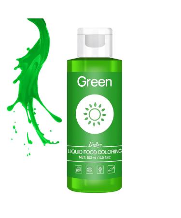 Green Liquid Food Coloring - 160ml Sugar-Free Concentrated Color for Cakes Baking Cookies Macarons Drinks & DIY Projects - Buy Online on SooperMarket.com