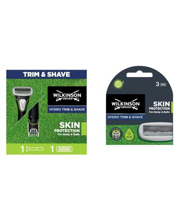 Wilkinson Hydro Trim & Shave Skin Protection For Men Razor and Trimmer Apparatus & Trim & Shave Skin Protection for men Razor and trimmer sound 3 Series