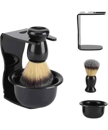 Premium Wood Wet Shaving Set for Men | 3-in-1 Razor Brush Bowl & Safety Razor Holder | Traditional Manual Shaving Tools - Buy Online on SooperMarket.com
