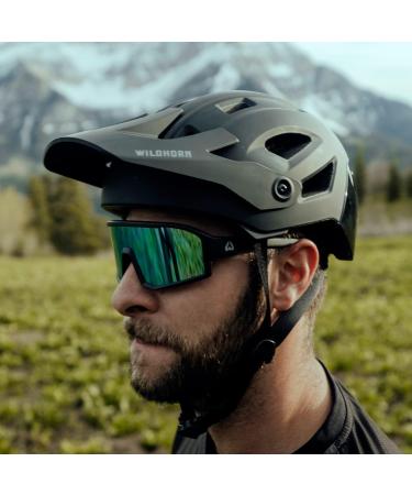 Wildhorn Radke MTB Cycling Glasses - UV400 Sports Sunglasses for Men | 3 Interchangeable Lenses - Stealth Jetblack - Buy Online on SooperMarket.com