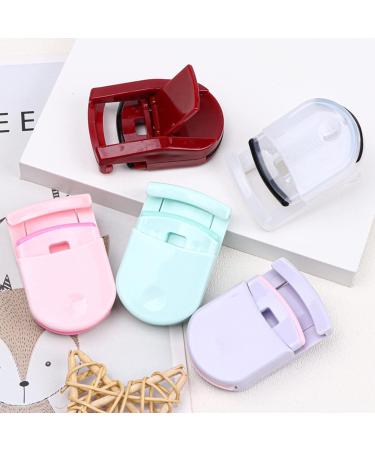 Pink Eyelash Curler with Silicone Pad - Perfect Curl in 5 Seconds | Portable Makeup Tool & Ideal Gifts for Women - Buy Online on SooperMarket.com