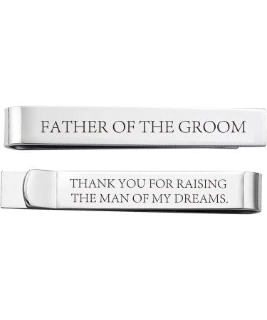 COFOZA Mother & Father of The Groom Gifts Set - Rose Gold Compact Mirror, Knot Bracelet, Tie Clip - Engagement/Wedding Proposal Gifts - Buy Online on SooperMarket.com