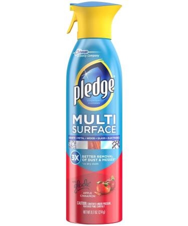 Pledge Multi Surface Everyday Cleaner with E Apple Cinnamon 9.7 Ounce