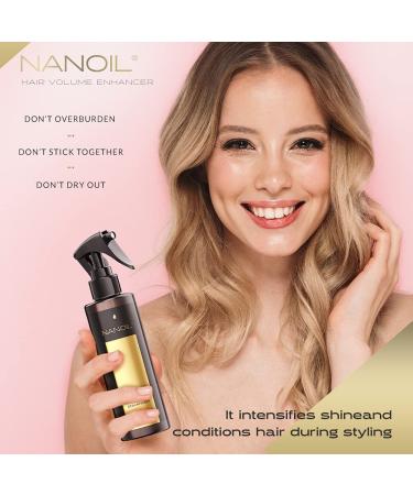 Hair Volume Enhancer 200ml - Spray for Fuller-Looking Hair. Thin Damaged or Easily Weighed-Down Hair Lack of Volume Strengthening Effect More Manageable and Shiny hair - Buy Online on SooperMarket.com