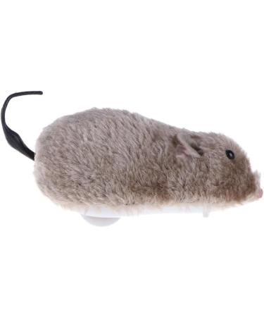 AVZYARDY Clockwork Mouse Toy Cat Plush Rat Mechanical Motion Interactive Toy(Grey) - Buy Online on SooperMarket.com