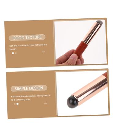 Silicone Lip Brush Applicator - Portable Lip Makeup Wand for Lipstick Lip Scrub & Lip Gloss - Perfect for Women - Buy Online on SooperMarket.com