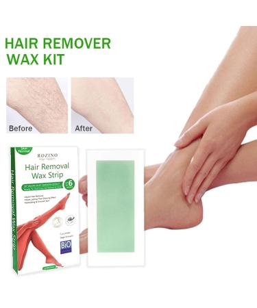Lead Wax Strips for Women - 20 Durable Natural Hair Removal Sheets | Unisex Wax Paper for Body Arms Legs & Face - Buy Online on SooperMarket.com