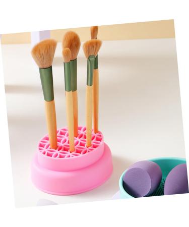 Silicone Makeup Brush Scrubber Bowl & Drying Rack | Ultimate Brush Cleaning Tool | Efficient Storage for Makeup Brushes - Buy Online on SooperMarket.com