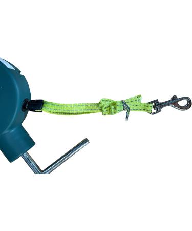 3sixty Fun 16 Feet/ 5 M - Camping Dog Lead and Stake - Heavy Duty Dog Tie Out Cable and Stake - Dog Lead Stake for Camping Travel Outdoor Sporting - Dog Spikes for Ground - Dog Camping Accessories 16 ft - Buy Online on SooperMarket.com