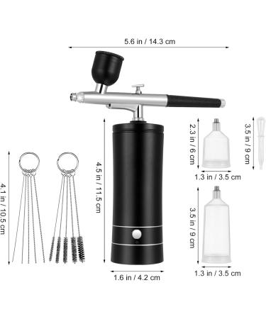 Mikinona 1 Set ( usb) Handheld Cordless Airbrush Air Brush for Nails Compressor Aluminum Alloy - Buy Online on SooperMarket.com