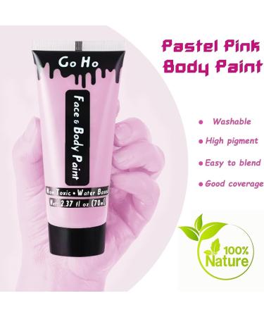 Pastel Pink Cream Face Body Paint - 2.37oz (70ml) Water-Based Makeup for Adults & Children | SFX, Cosplay, Festivals, Halloween - Buy Online on SooperMarket.com