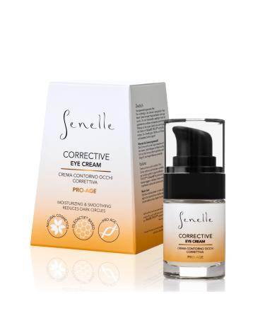 Senelle - Natural Corrective Eye Cream | Hydrating and Nourishing Formula | Caffeine | Field Poppy Extract | TENS UP | Ol oactif Pomegranate | Vitamins | Gentle for Sensitive Skin | 15 ml