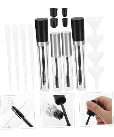 PLAFOPE 2pcs Empty Eyeliner Vials Empty Mascara Tube Clear Mascara Tubes Eyelash Growth Oil Tube - Buy Online on SooperMarket.com