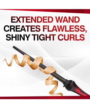 CHI Lava Tapered Hairstyling Wand - Versatile Curling Iron for Medium & Long Hair - Flawless Curls with Lower Temperature - 3/8 to 3/4 Barrel - Buy Online on SooperMarket.com