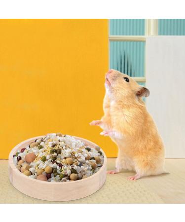 POPETPOP Hamster Food Bowl Bunny Food Bowls Pet Accessories Pet Feeder Hamster Supply Chinchilla Accessory Hamster Bowl Multifunction Gerbil Food Rack Guinea Pig Oak Rat Food Dish - Buy Online on SooperMarket.com