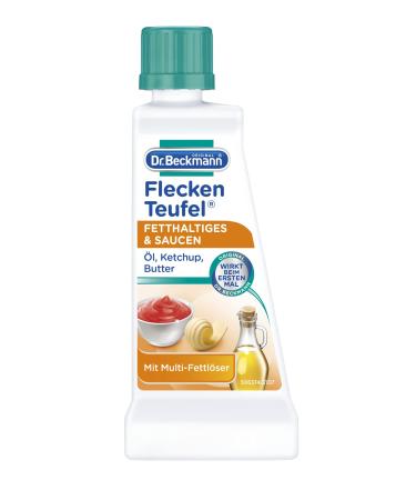 Dr.Beckmann stainfish fatty & saucen |Butter special spots remover against fat stains chocolate spots and much more50 ml 50 ml (1 -pack) fatty & saucen single