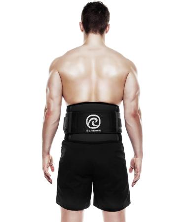 Rehband X-RX Back Bandage & Weight Lifting Belt - 7mm Neoprene Support for Heavy Strength Training - Stabilizes Lumbar Spine - Black - Buy Online on SooperMarket.com