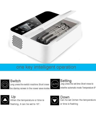 Insulin Cold Box Portable Insulin Cooler Box Medicine Refrigerator Thermostat Drug Reefer for Car/Travel/Home Car Small Refrigerator (21 5 cm * 15 cm * 6Cm) 3*Battery - Buy Online on SooperMarket.com